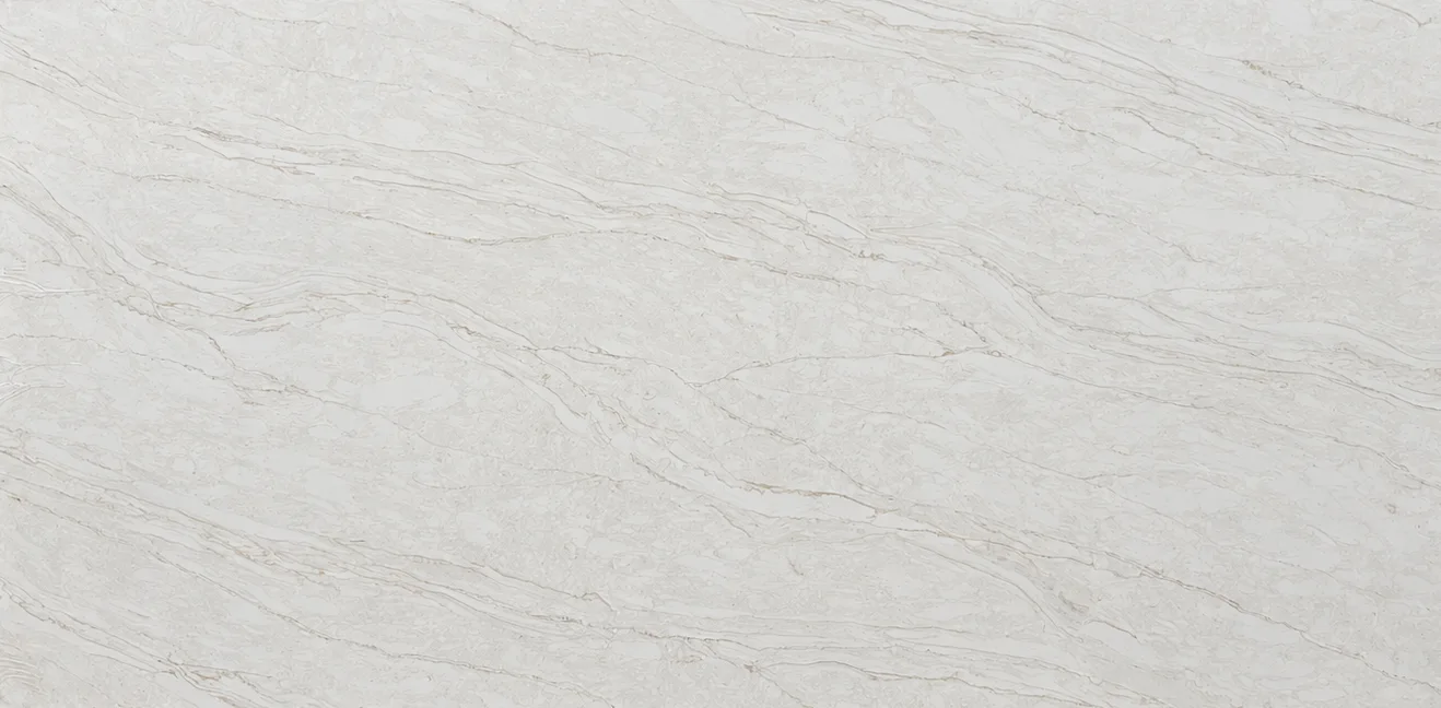Latte quartz worktop colour sample