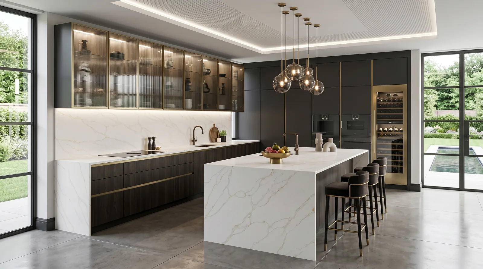 Velato Gold quartz worktop colour sample