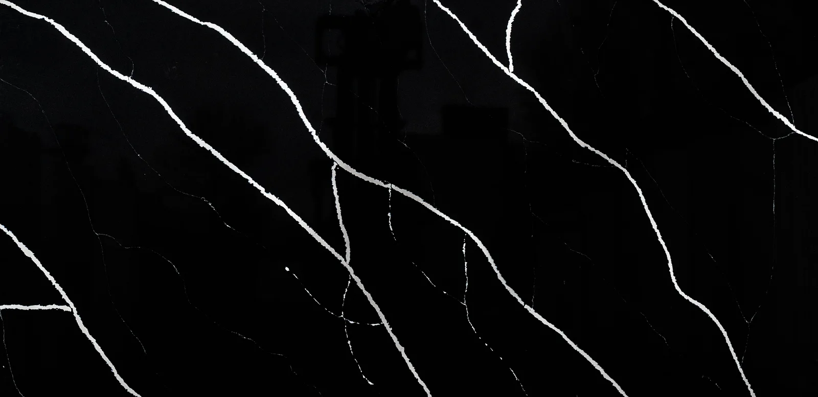Marquina quartz worktop colour sample