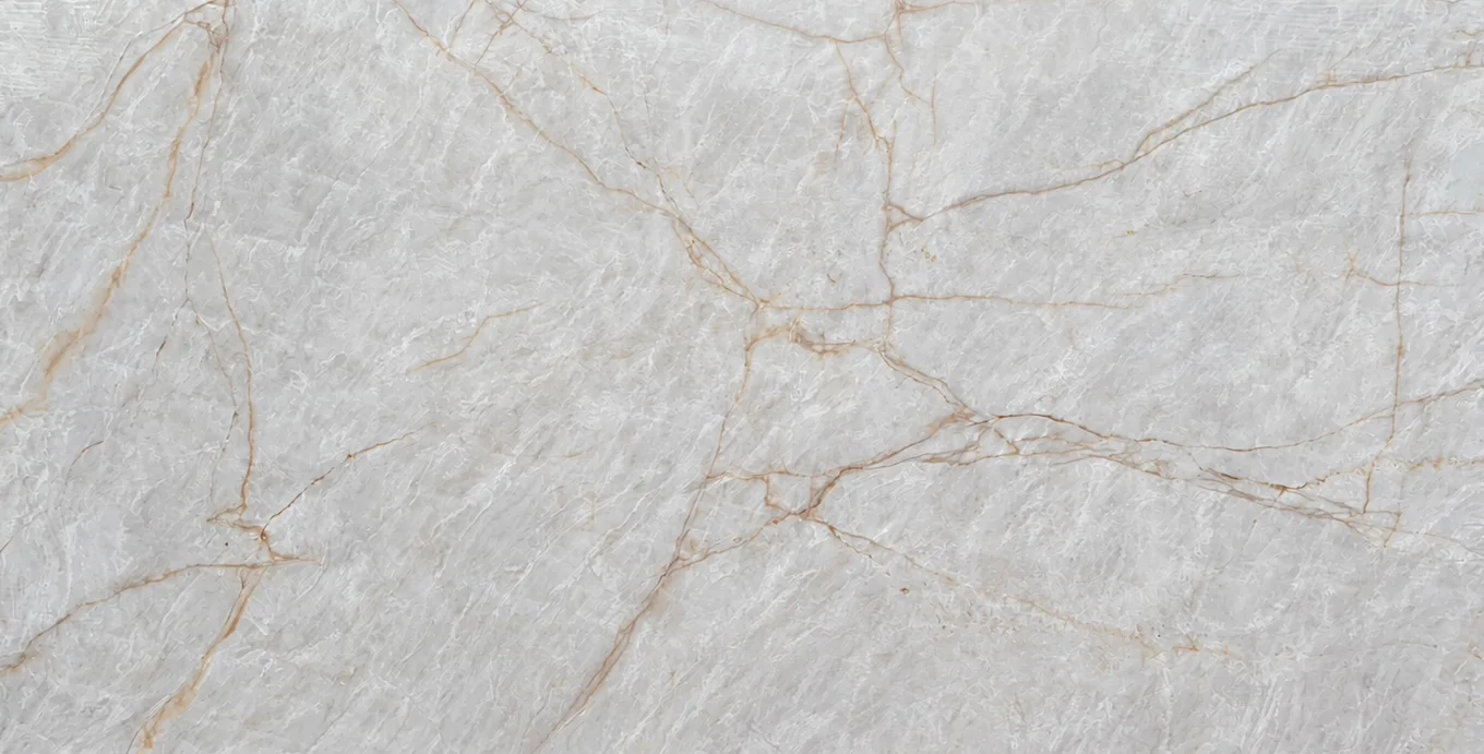 Cristallo Gold 3D quartz worktop colour sample
